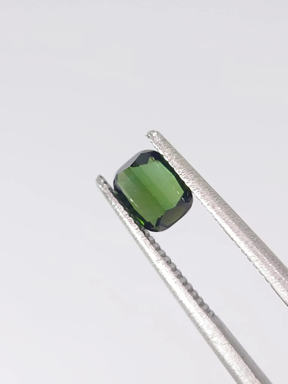 0.7ct Natural Green Tourmaline Cushion Cut Loose Gemstone from Afghanistan — view 6